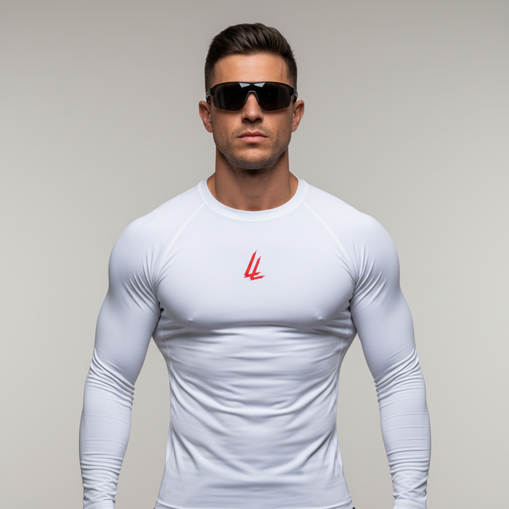 LL Combat Compression Rash Guard – Whiteout Edition | Luis’s Locker