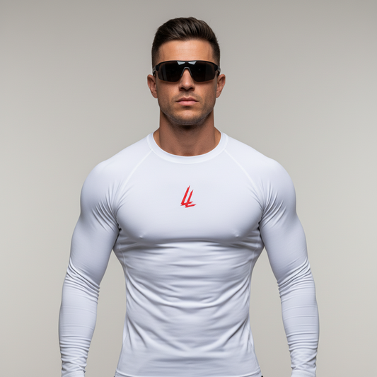 LL Combat Compression Rash Guard – Whiteout Edition - Luis’s Locker