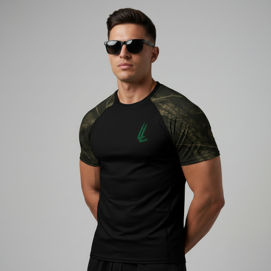 LL “Shotime” Compression Tee – Tactical Blackout Edition - Luis’s Locker