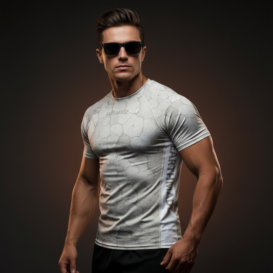 Roman Concrete Camo Compression Tee – Men’s Gym & Workout Shirt - Luis’s Locker