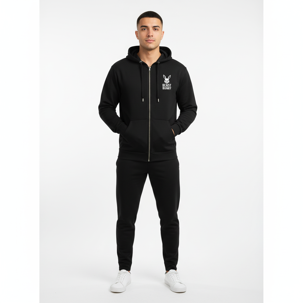 Beast Bunny “Drip Beast” Unisex Zip Hoodie - Luis’s Locker