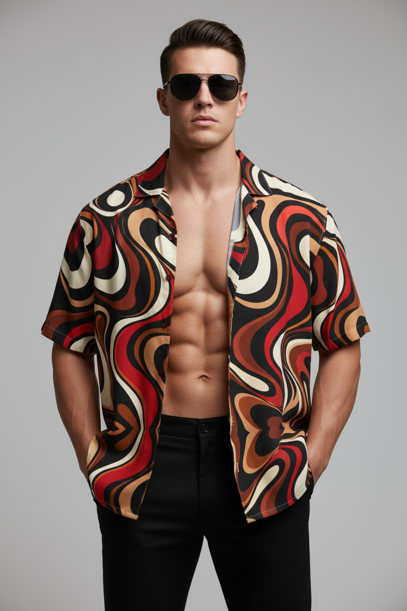 Dominion Flow Contemporary Print Shirt - Luis’s Locker