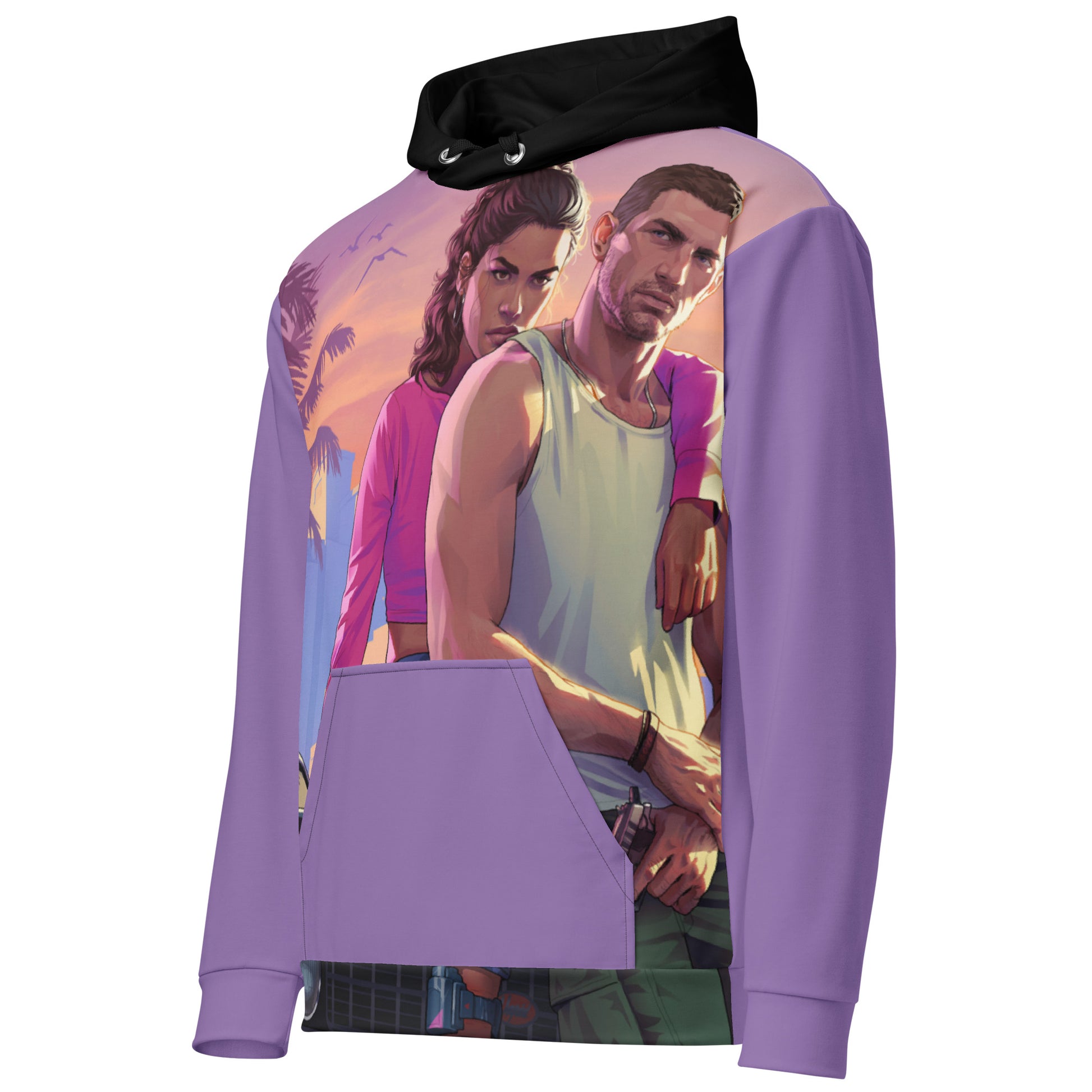 GTA VI Jason & Lucia Unisex cotton hoodie