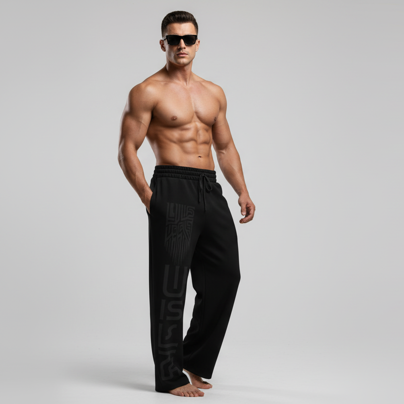 Universal Code Joggers – Void Black – Main Image