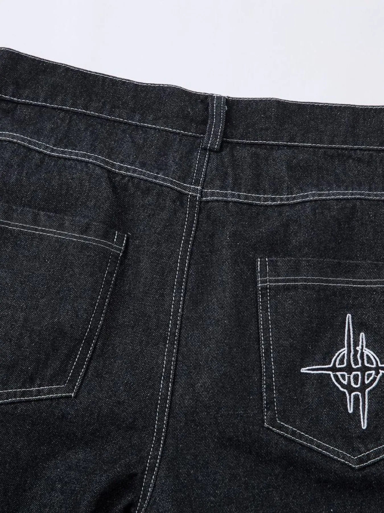 206 nan – Men's wide leg jeans streetwear fit