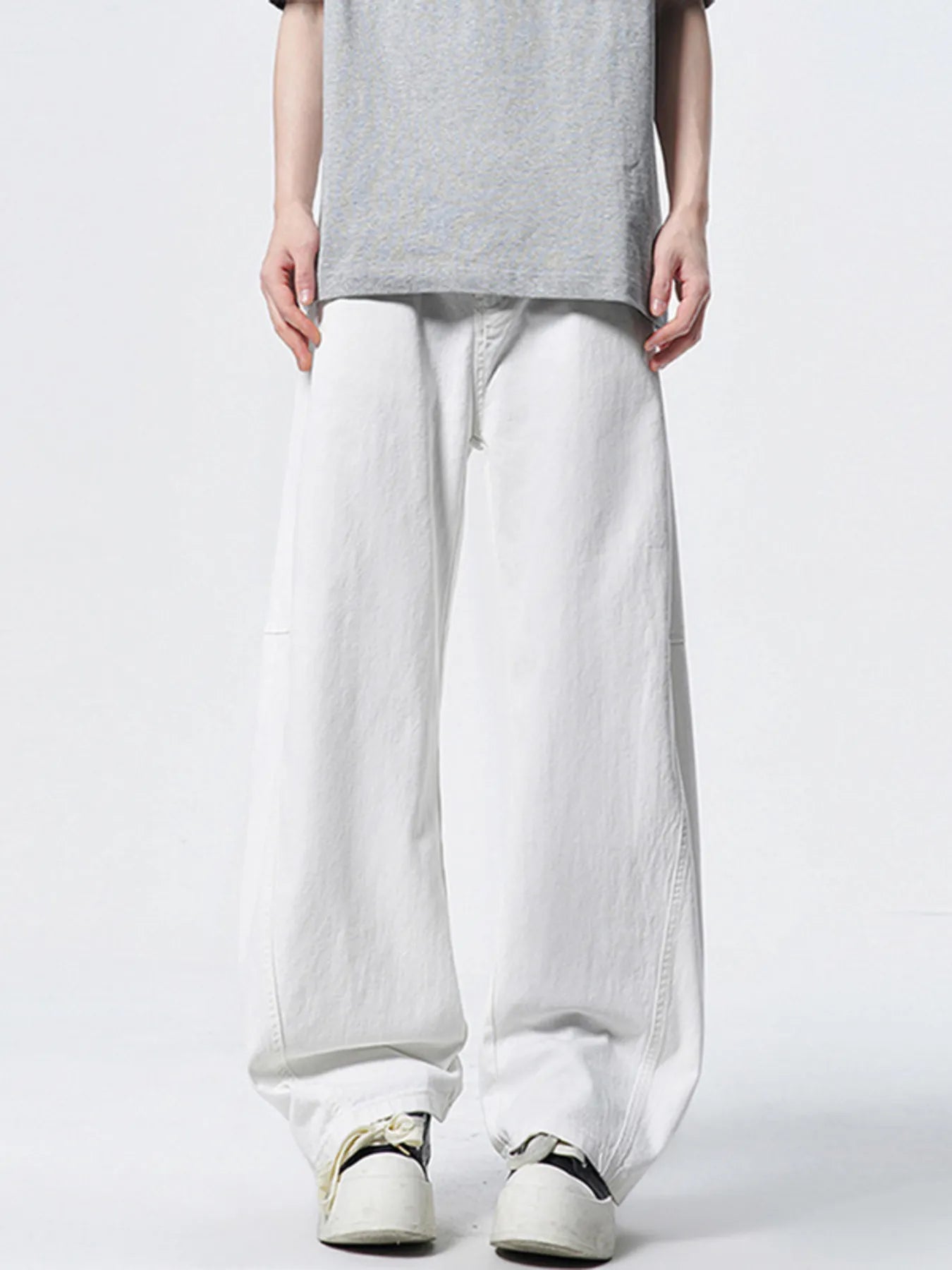 621 nan – Men's wide leg jeans streetwear fit