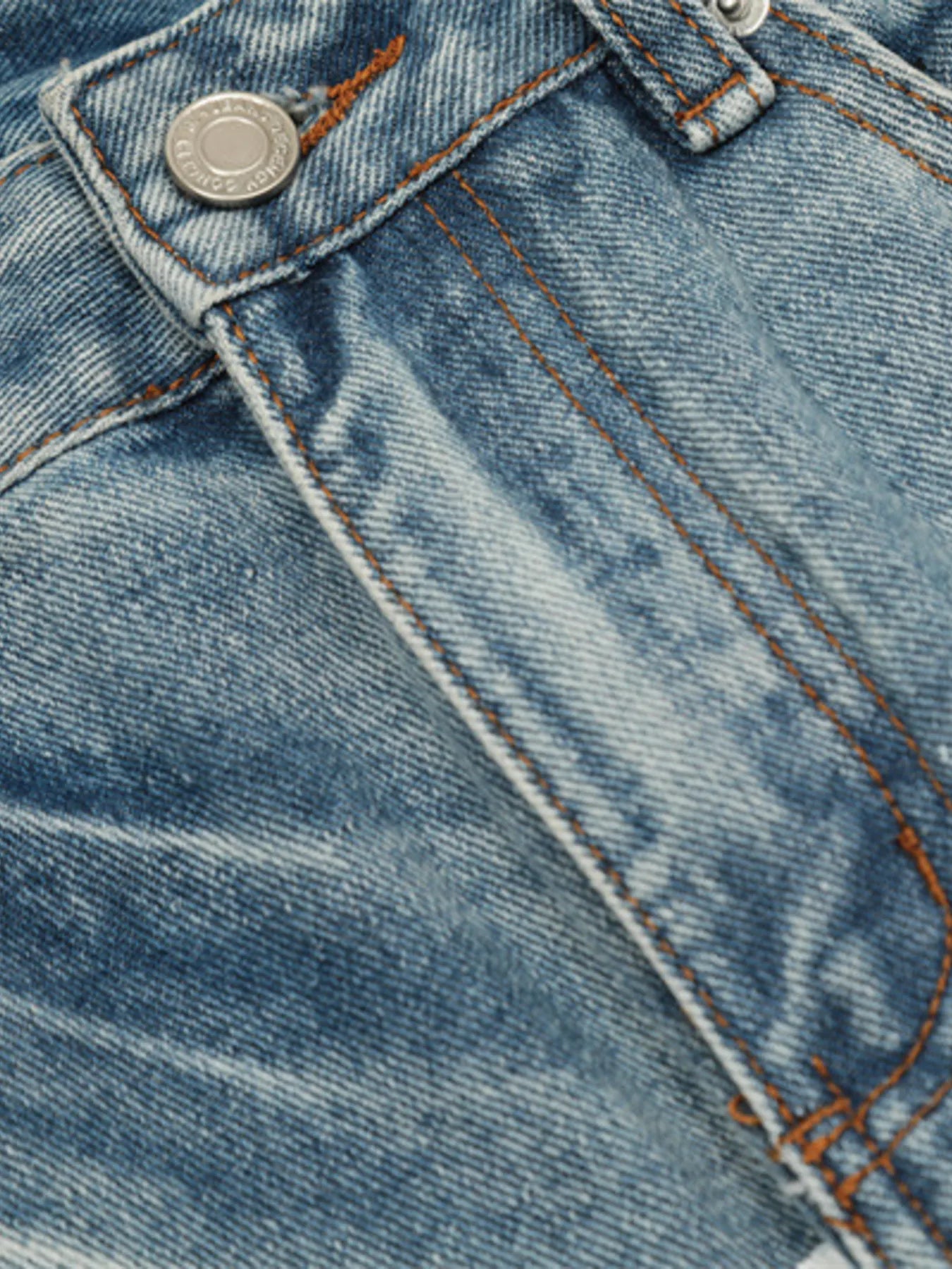 1270 Men's Letter Loose Fit Jeans – men's graphic jeans (detail view 13)