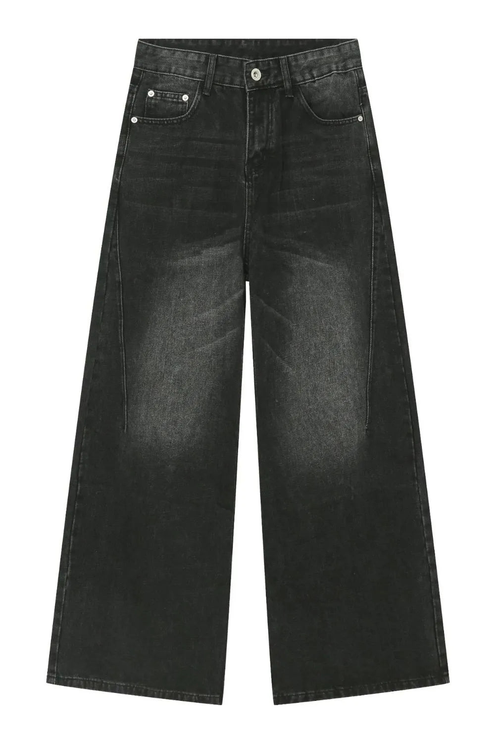 1045 nan – Men's wide leg jeans streetwear fit