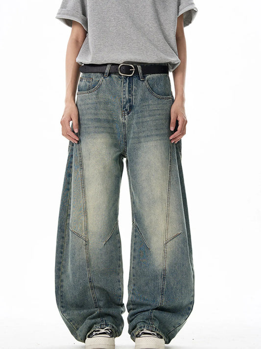1152 Men's Vintage Wide Leg Jeans – Men's wide leg jeans streetwear fit