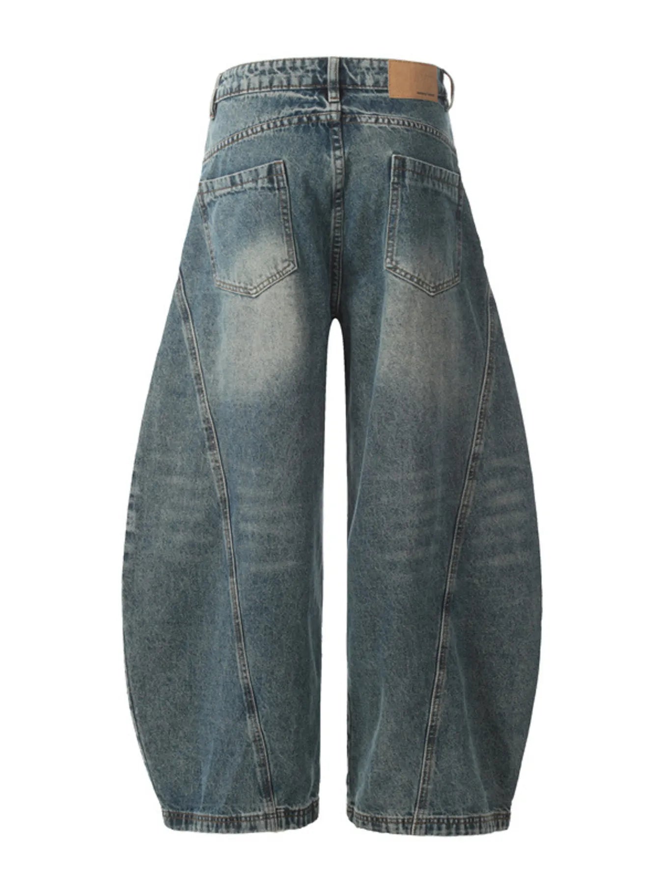 1065 nan – Men's wide leg jeans streetwear fit