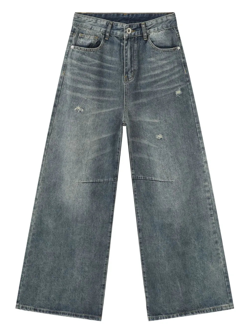 221 nan – Men's wide leg jeans streetwear fit