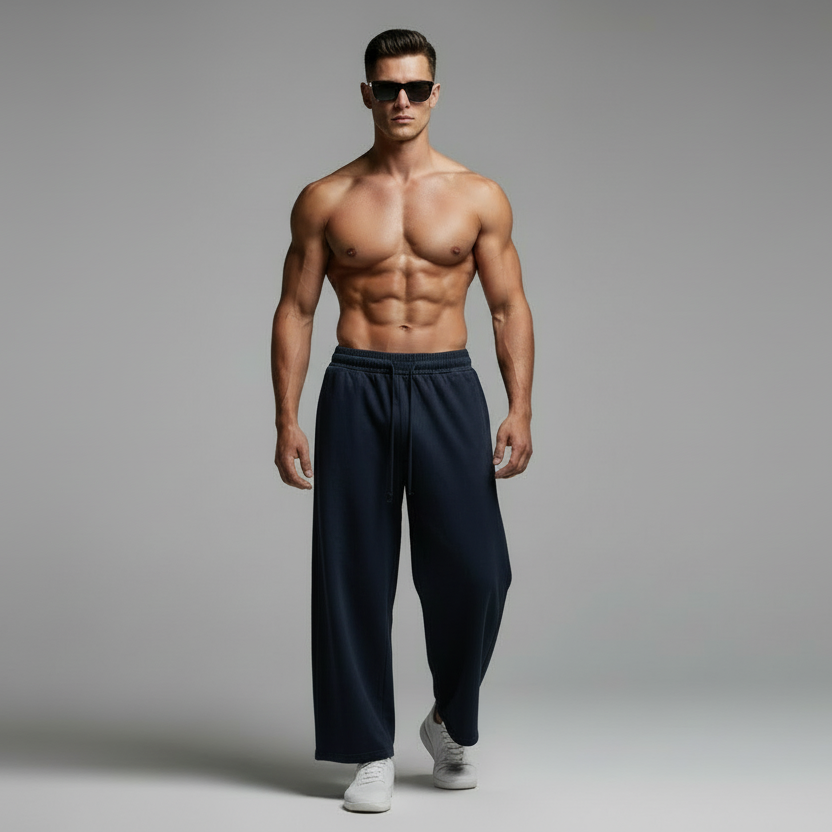 Sunfade Loose Fit Cotton Sweatpants - size chart