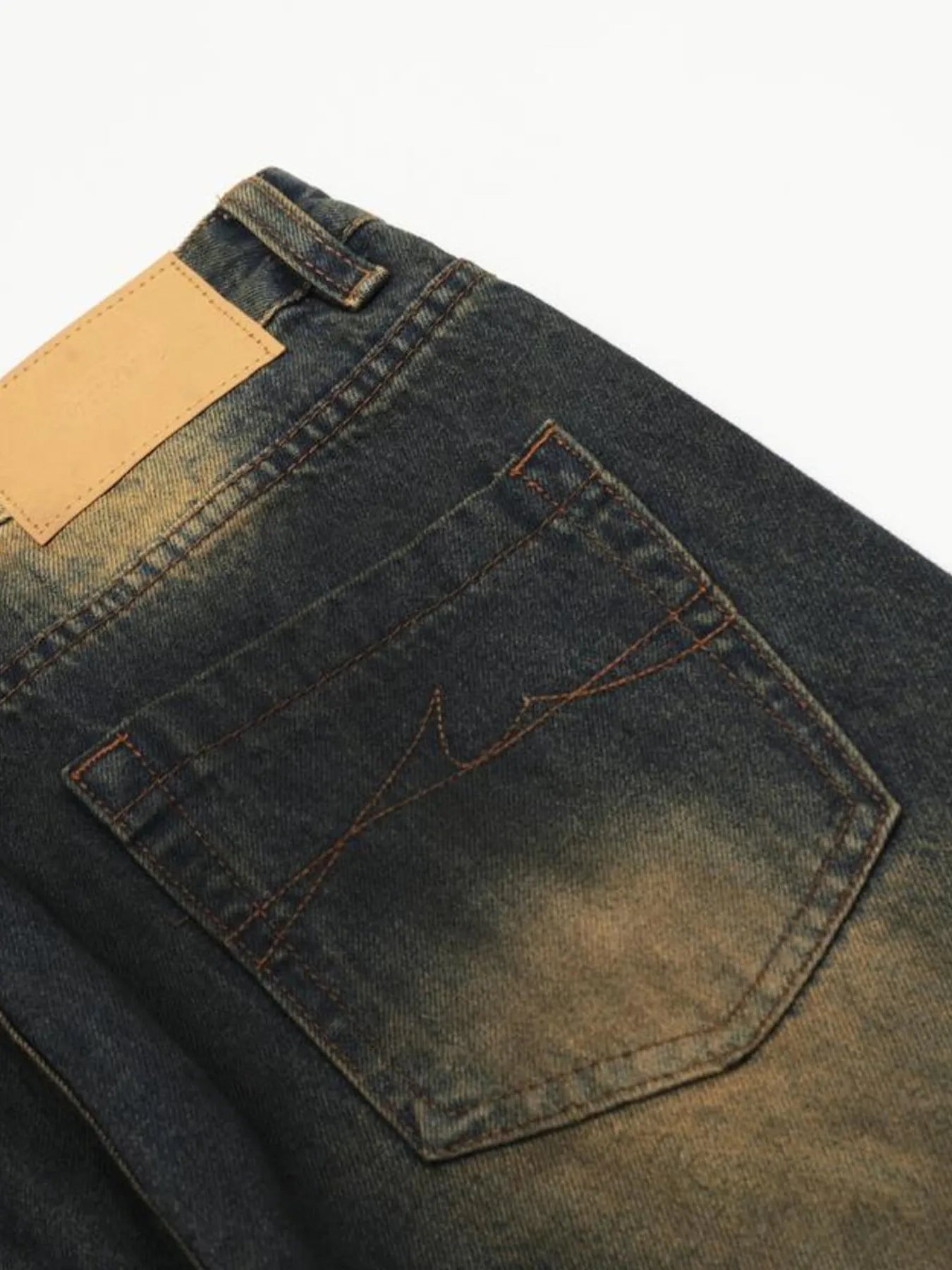 1285 Men's Washed Flare Jeans – men's flare jeans (Y2K) (detail view 10)