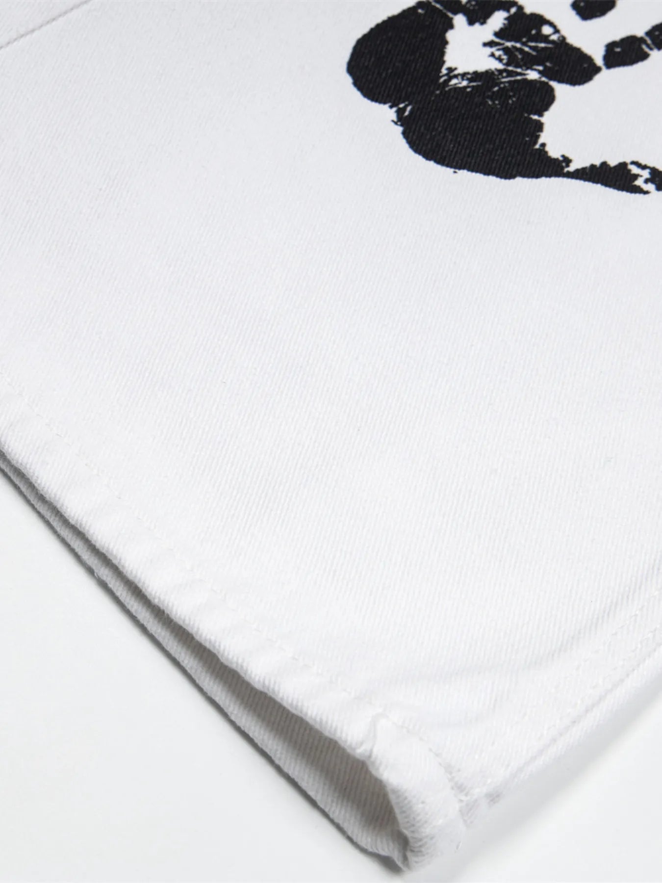 1264 Men's Handprint Pattern Jeans – men's graphic jeans (detail view 5)