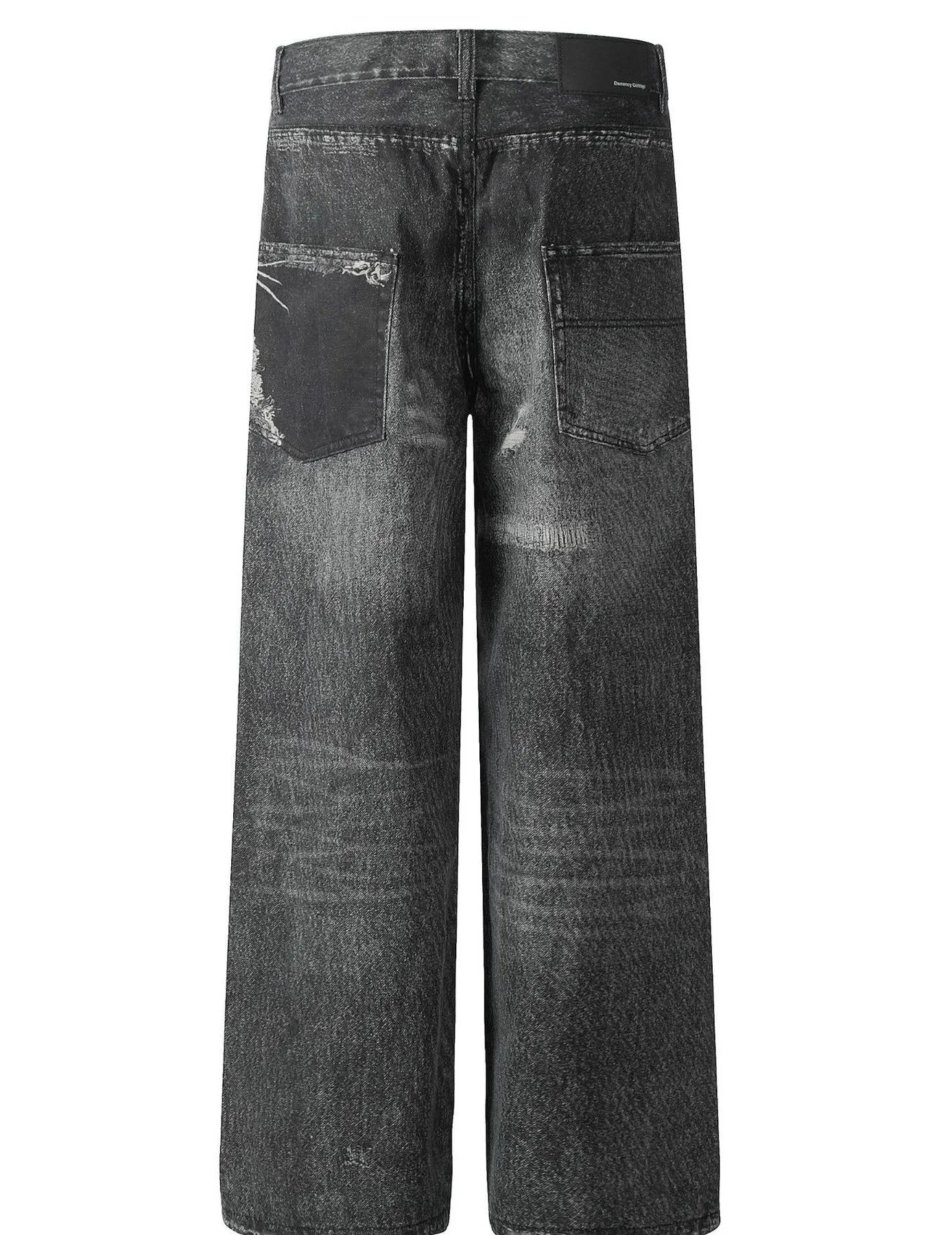 119 nan – Men's wide leg jeans streetwear fit