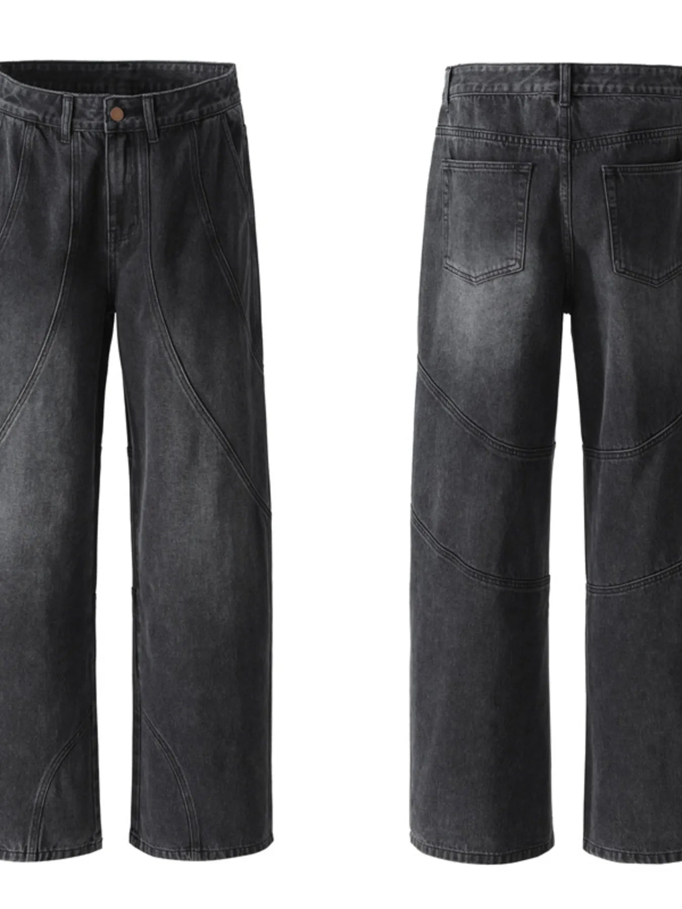 1125 nan – Men's wide leg jeans streetwear fit