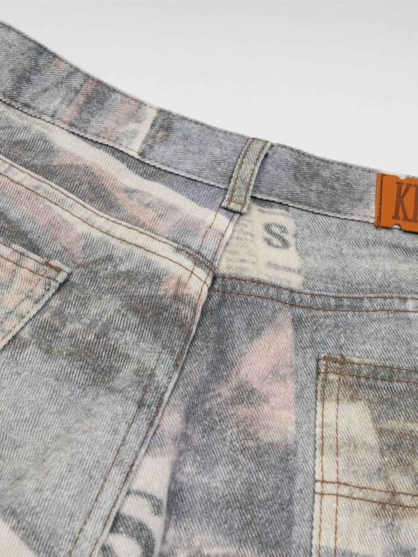 560 nan – Men's wide leg jeans streetwear fit