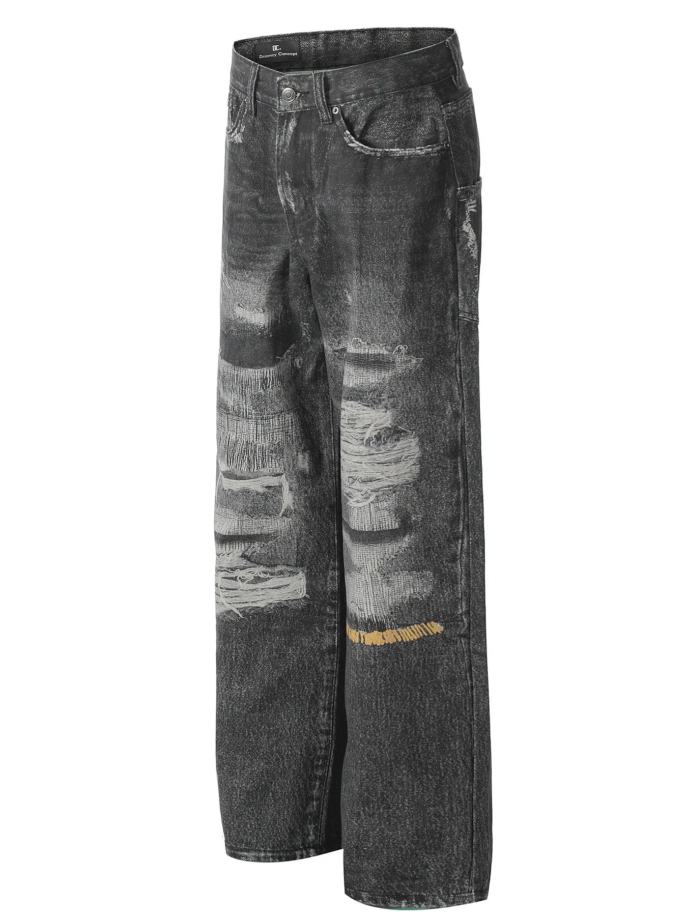 120 nan – Men's wide leg jeans streetwear fit