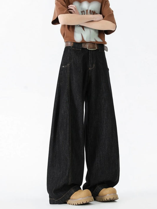 521 Men's Wide Leg Jeans – Men's wide leg jeans streetwear fit