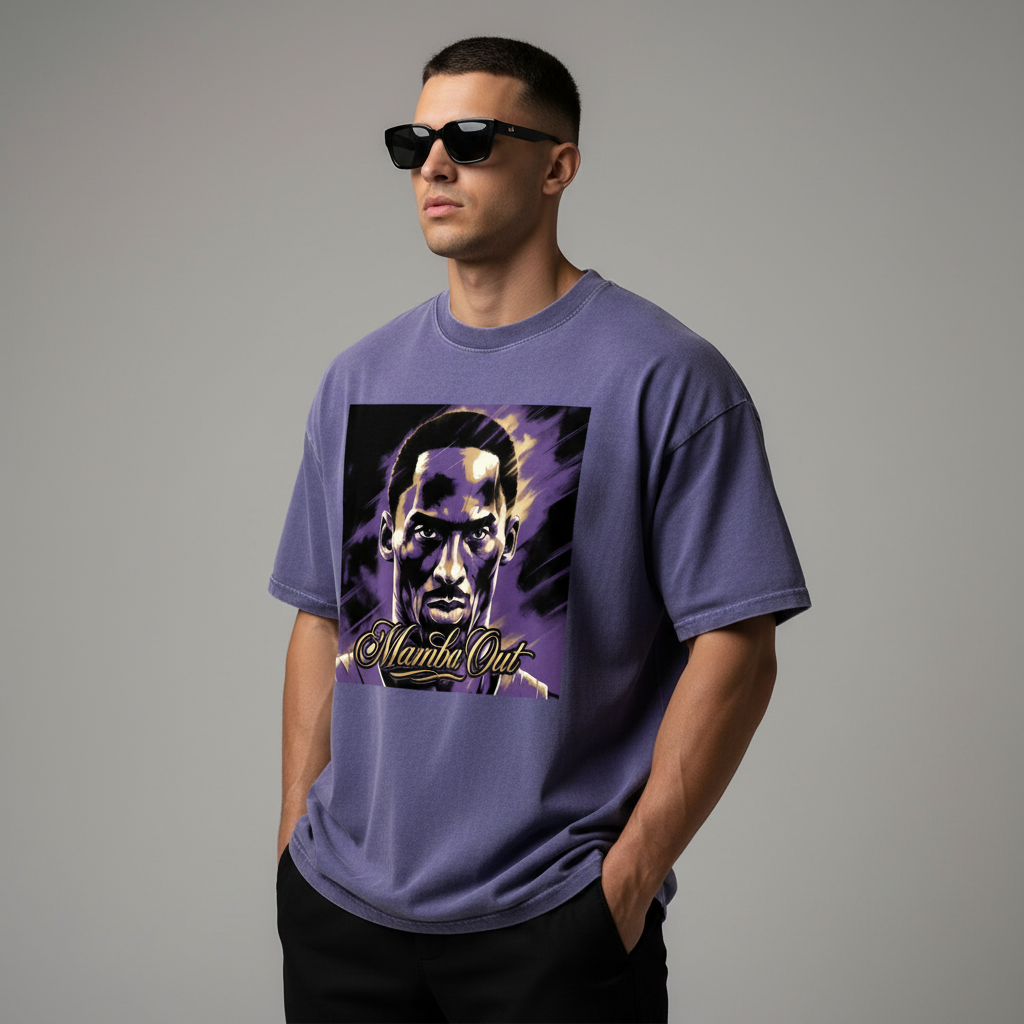 Kobe shirt mamba out purple