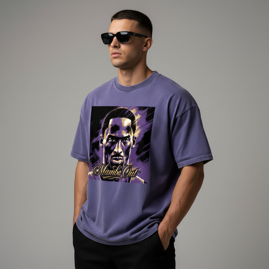 Kobe shirt mamba out purple