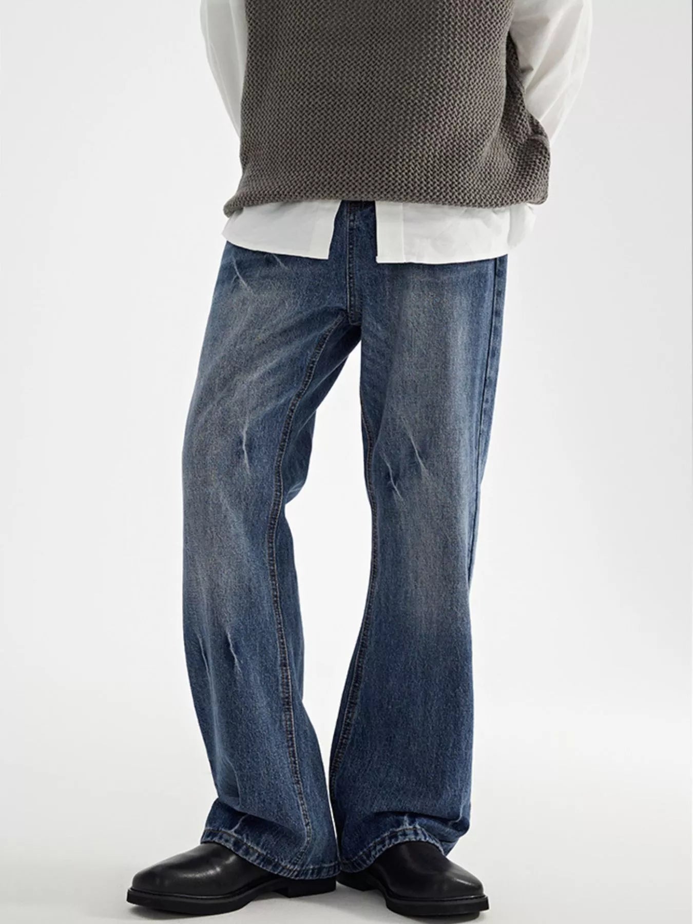 601 nan – Men's wide leg jeans streetwear fit