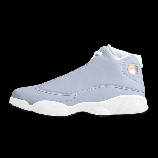 Retro Air Trece High Top Sneakers - Blue Grey Eye