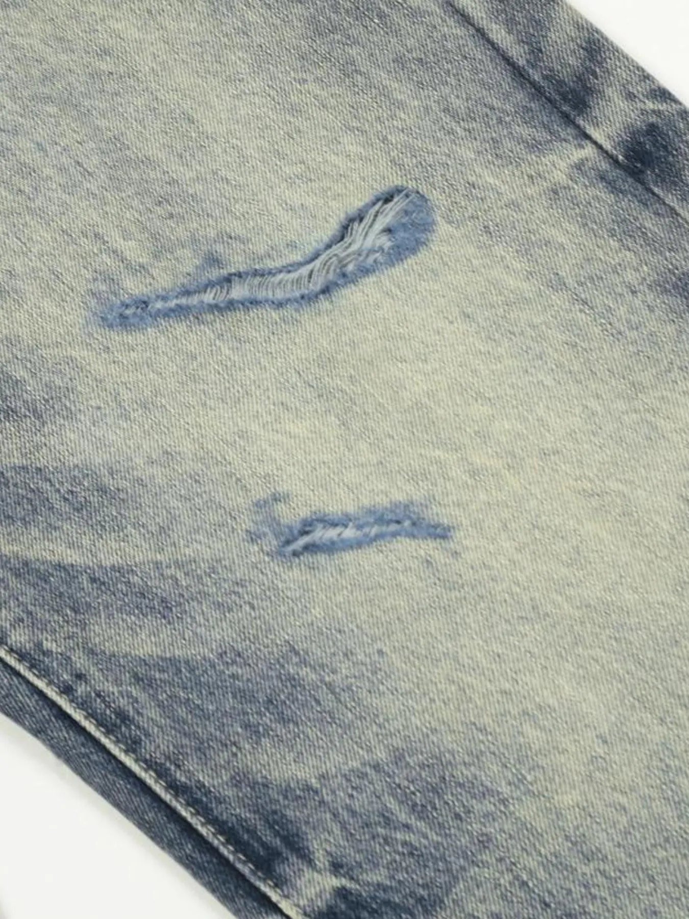 1282 Men's Distressed Flare Jeans – men's flare jeans (Y2K) (detail view 15)