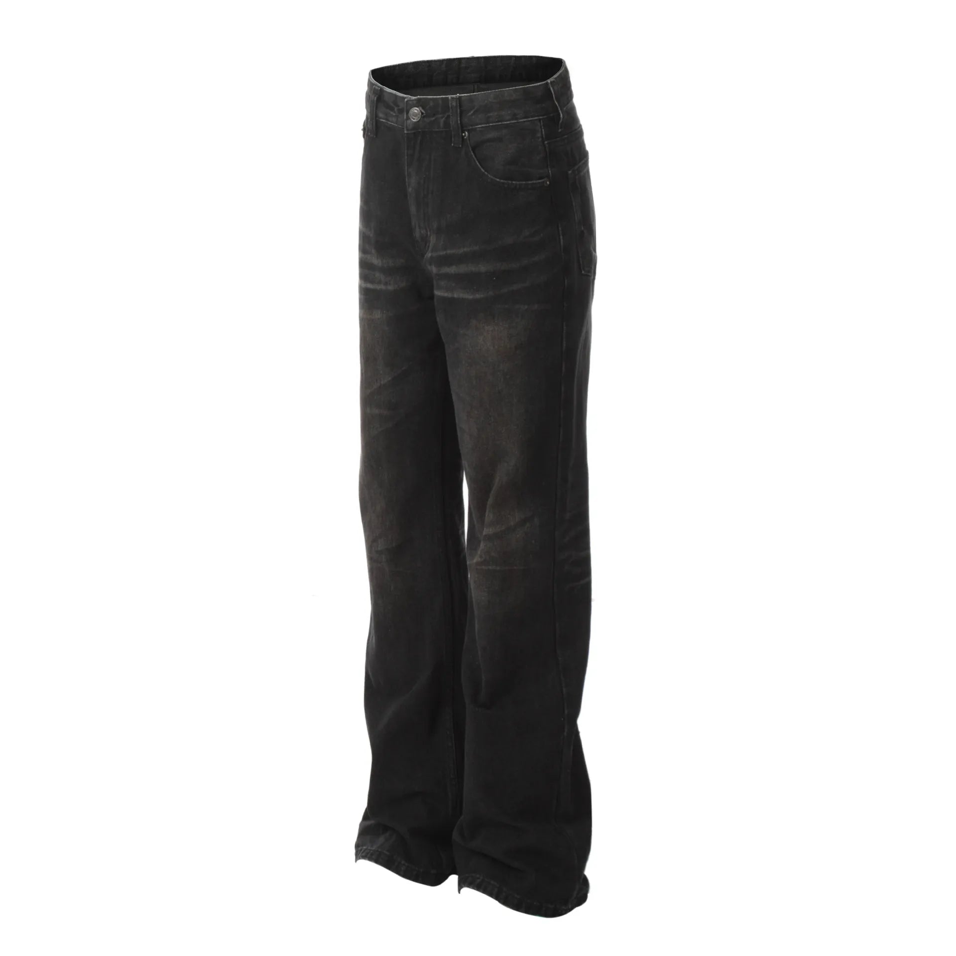 1213 nan – Men's wide leg jeans streetwear fit