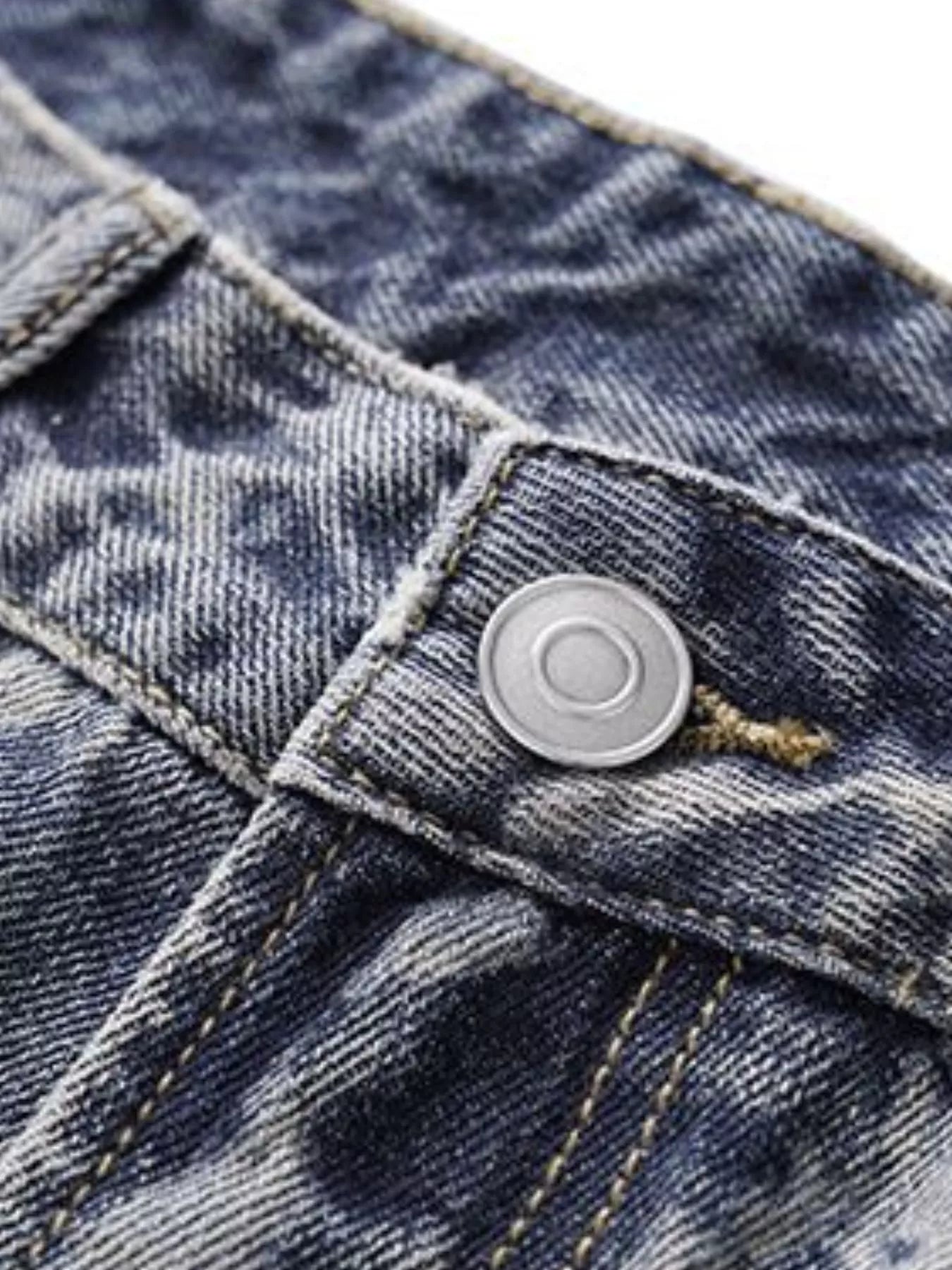 882 nan – Men's wide leg jeans streetwear fit