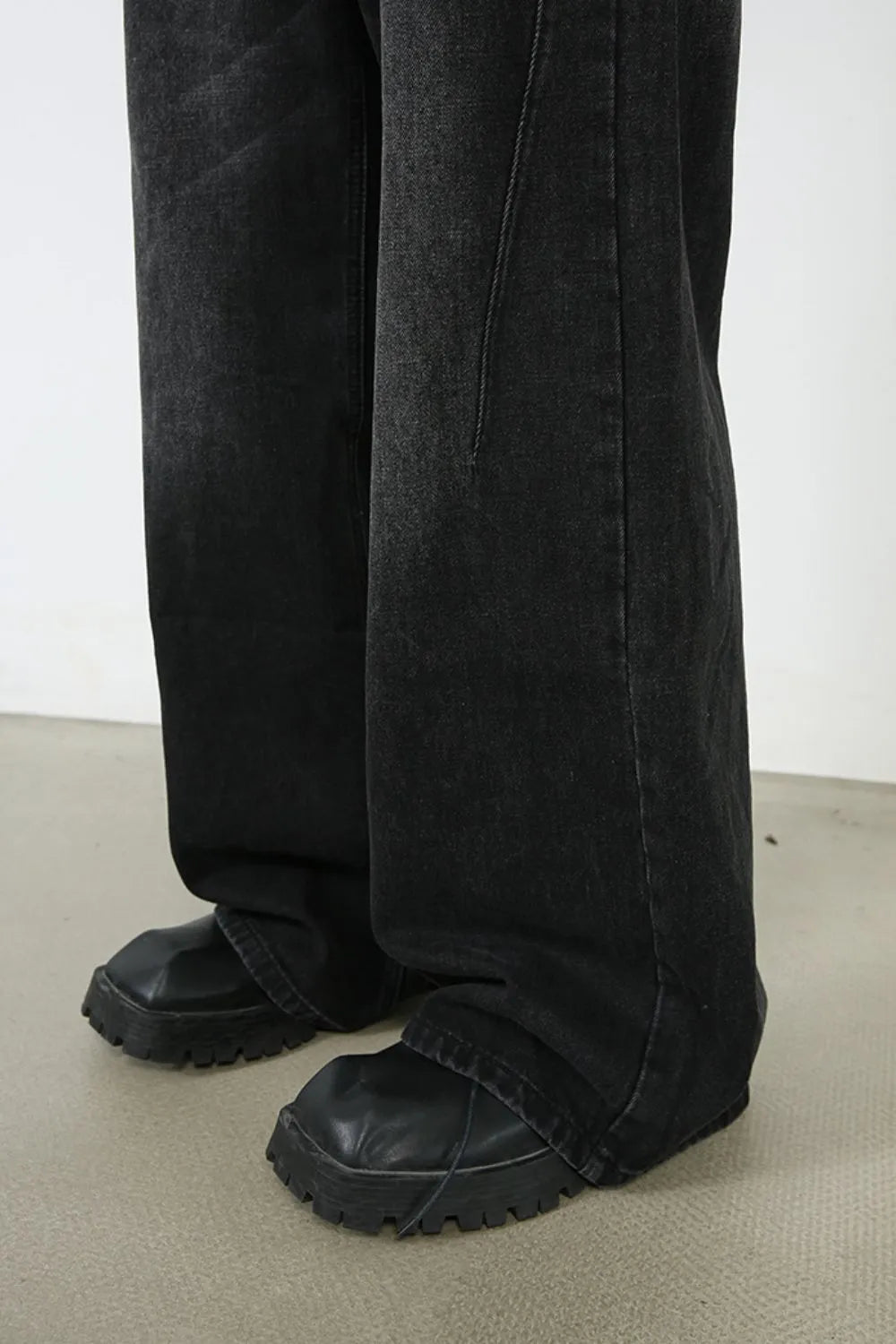 1044 nan – Men's wide leg jeans streetwear fit