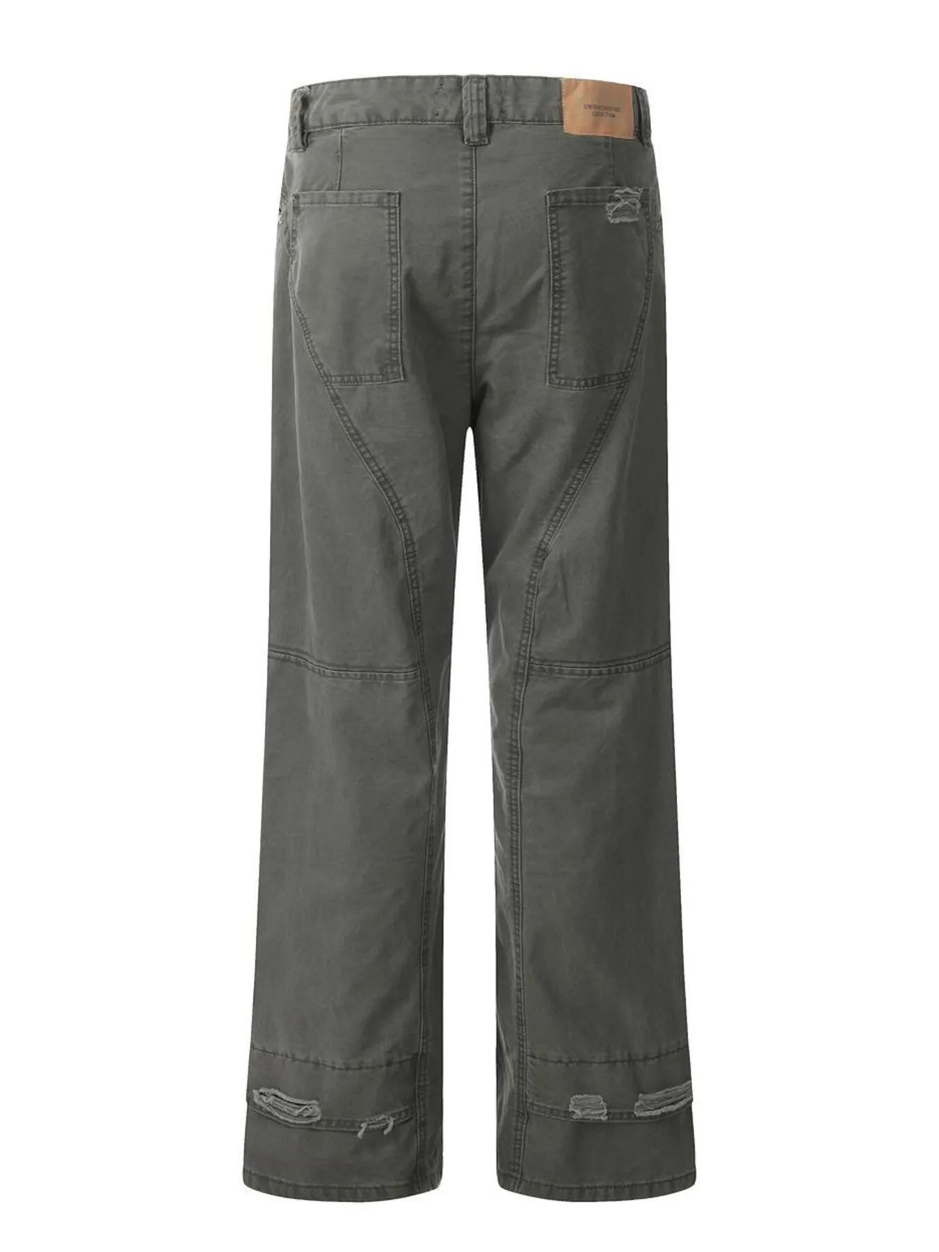 656 nan – Men's wide leg jeans streetwear fit