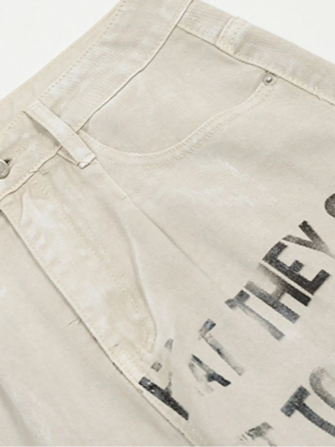 964 nan – Men's wide leg jeans streetwear fit