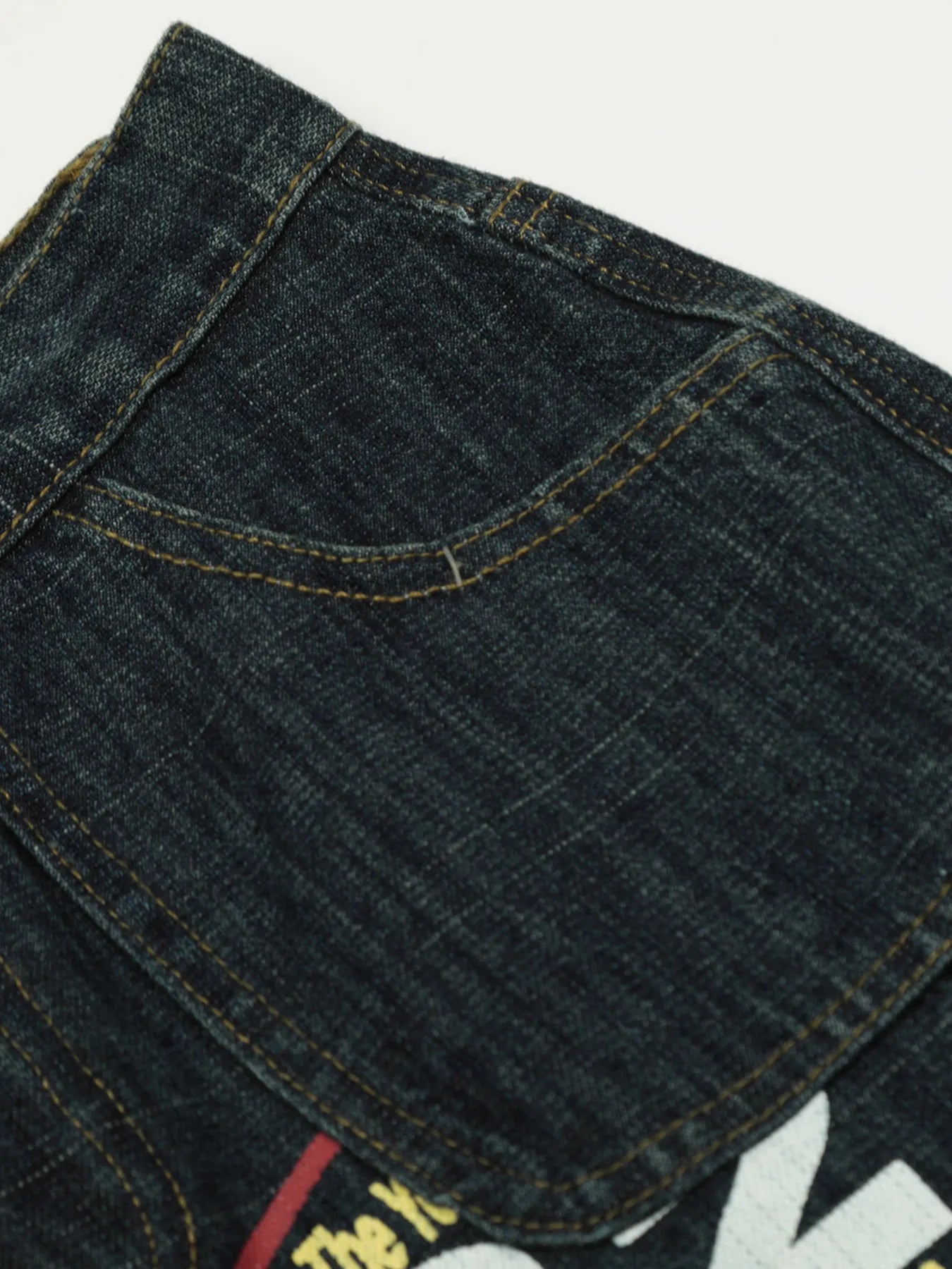 1276 Men's Multi-Patch Cargo Flare Jeans – men's flare jeans (Y2K) (detail view 7)