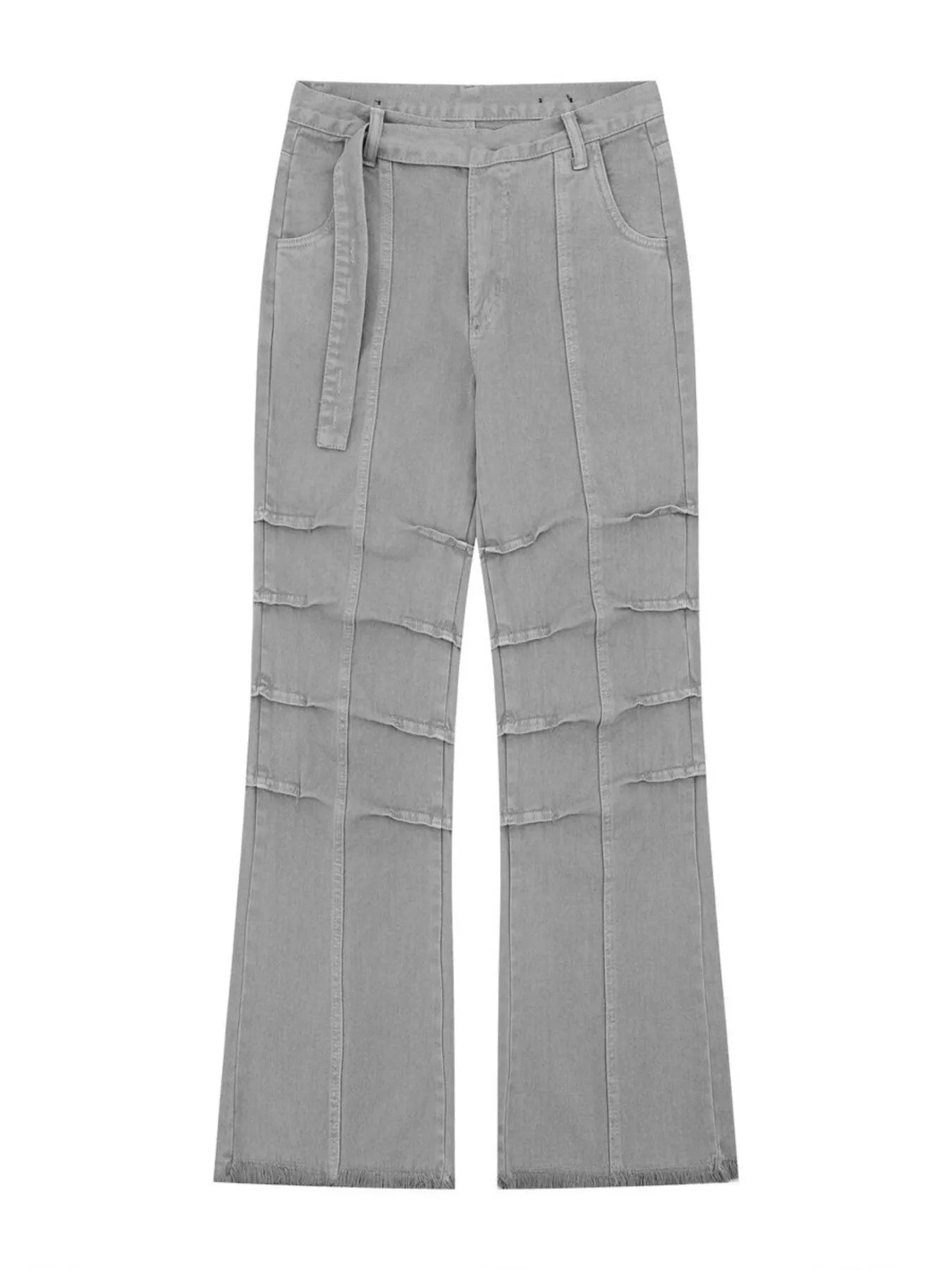 1298 Men's High-Waist Paneled Flare Jeans – men's flare jeans (Y2K) (main view)