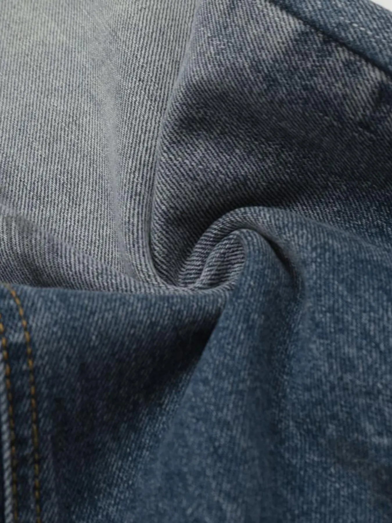 1283 Men's Vintage Washed Gradient Distressed Flare Jeans – men's flare jeans (Y2K) (detail view 12)