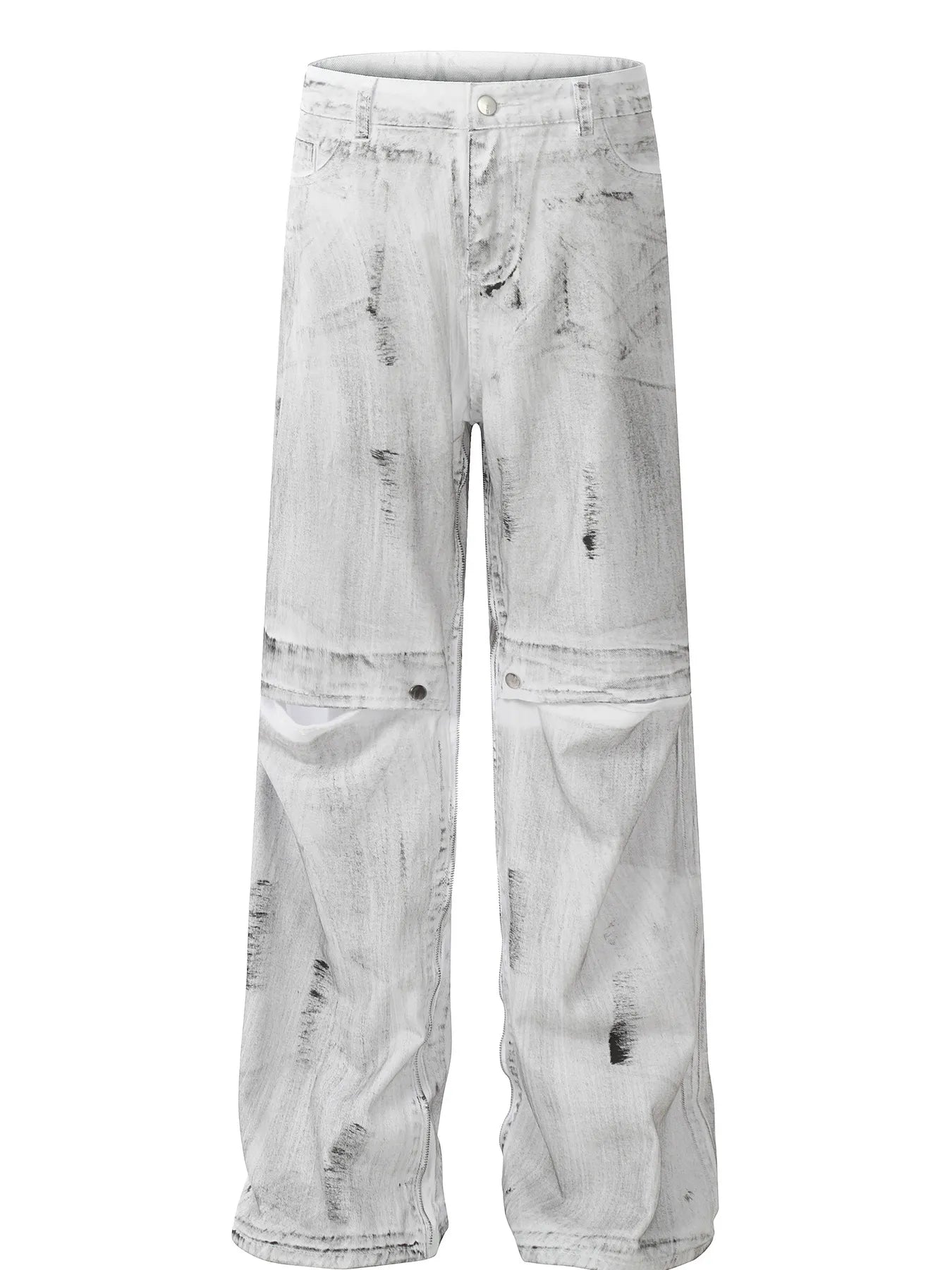 1084 Men's Wide Leg Baggy Jeans – Men's wide leg jeans streetwear fit