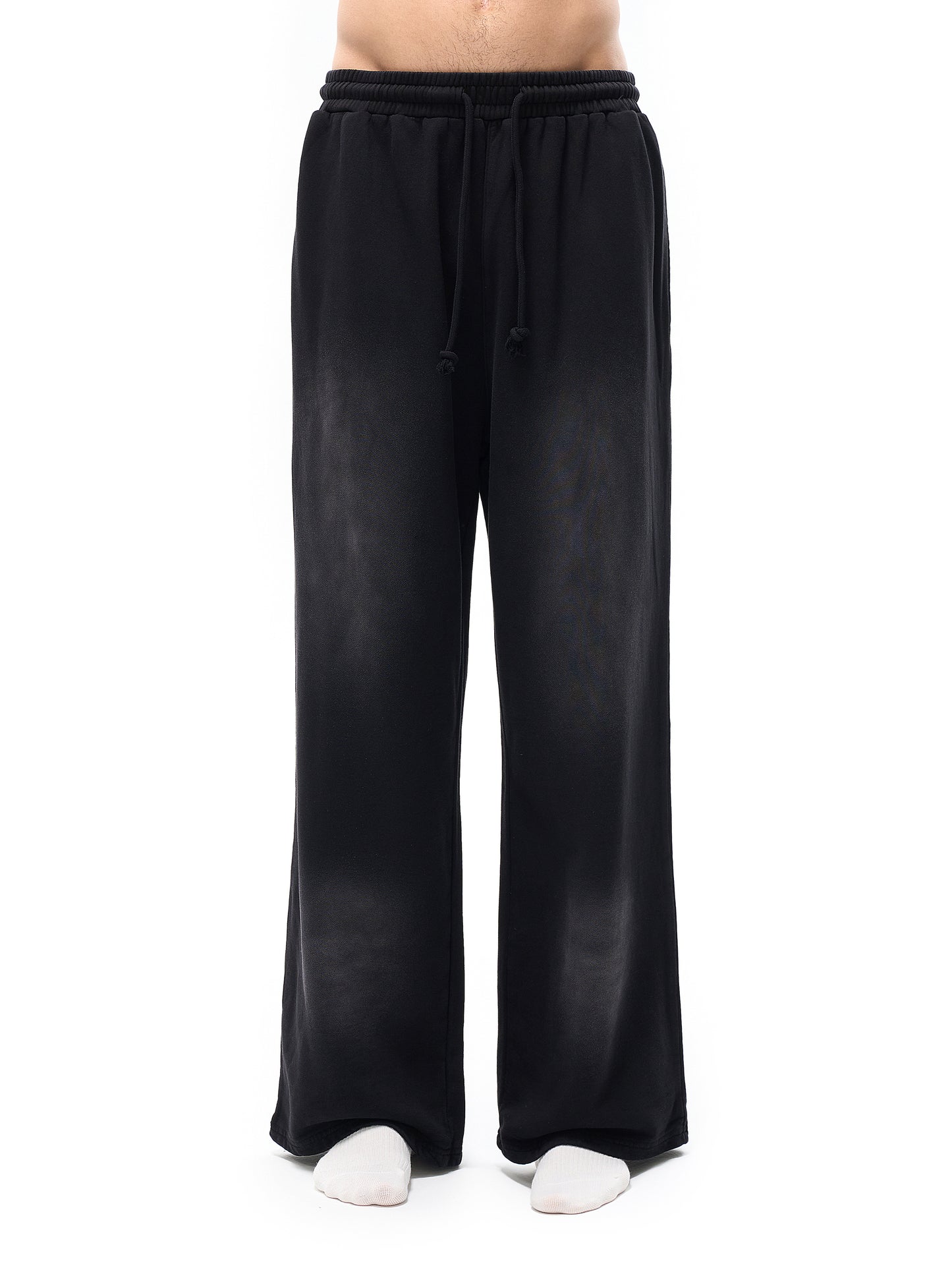 Sunfade Loose Fit Cotton Sweatpants - pocket detail