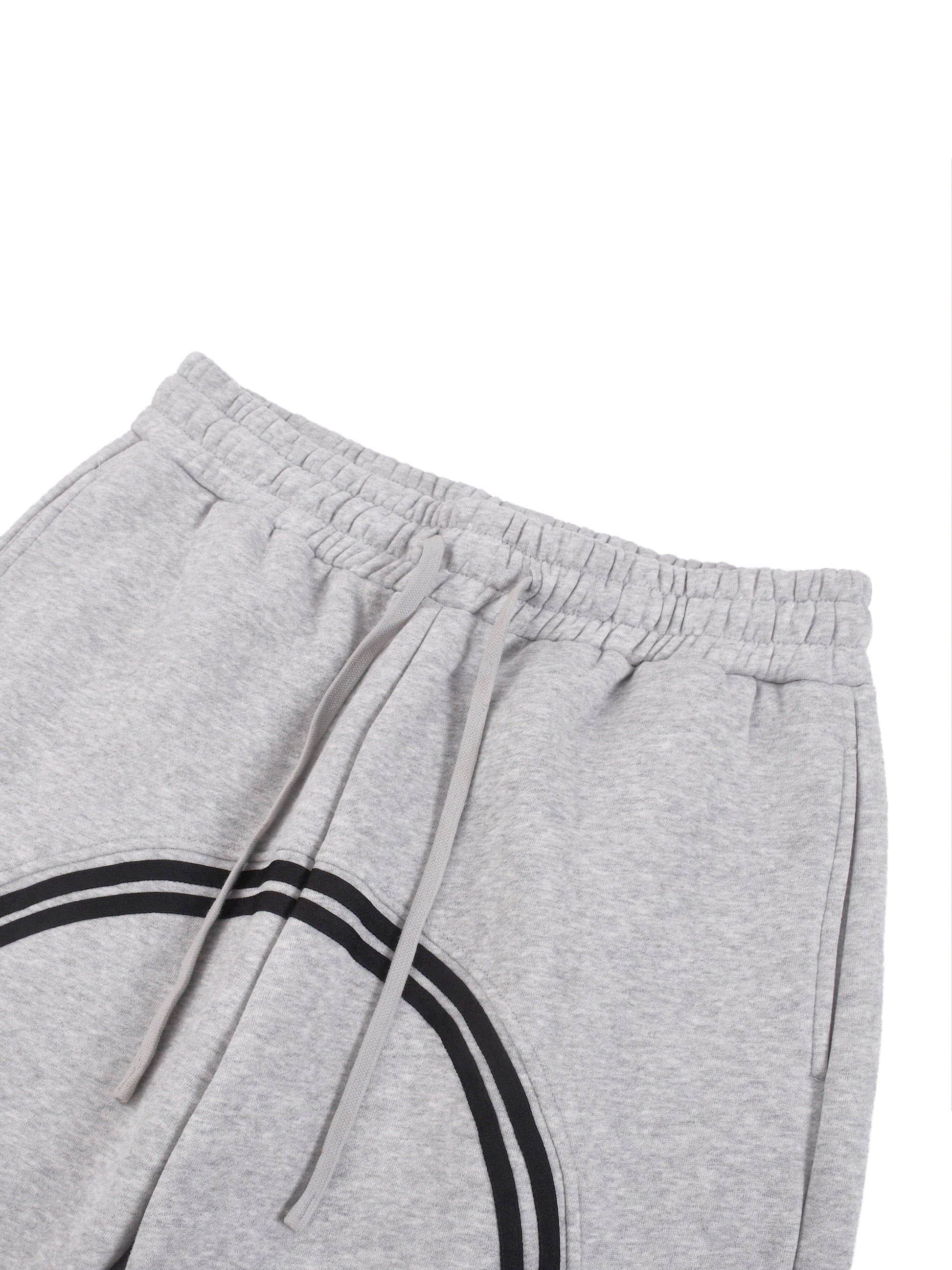 Sun Fade Contrast Tape Fleece Jogged Sweatpants - detail view