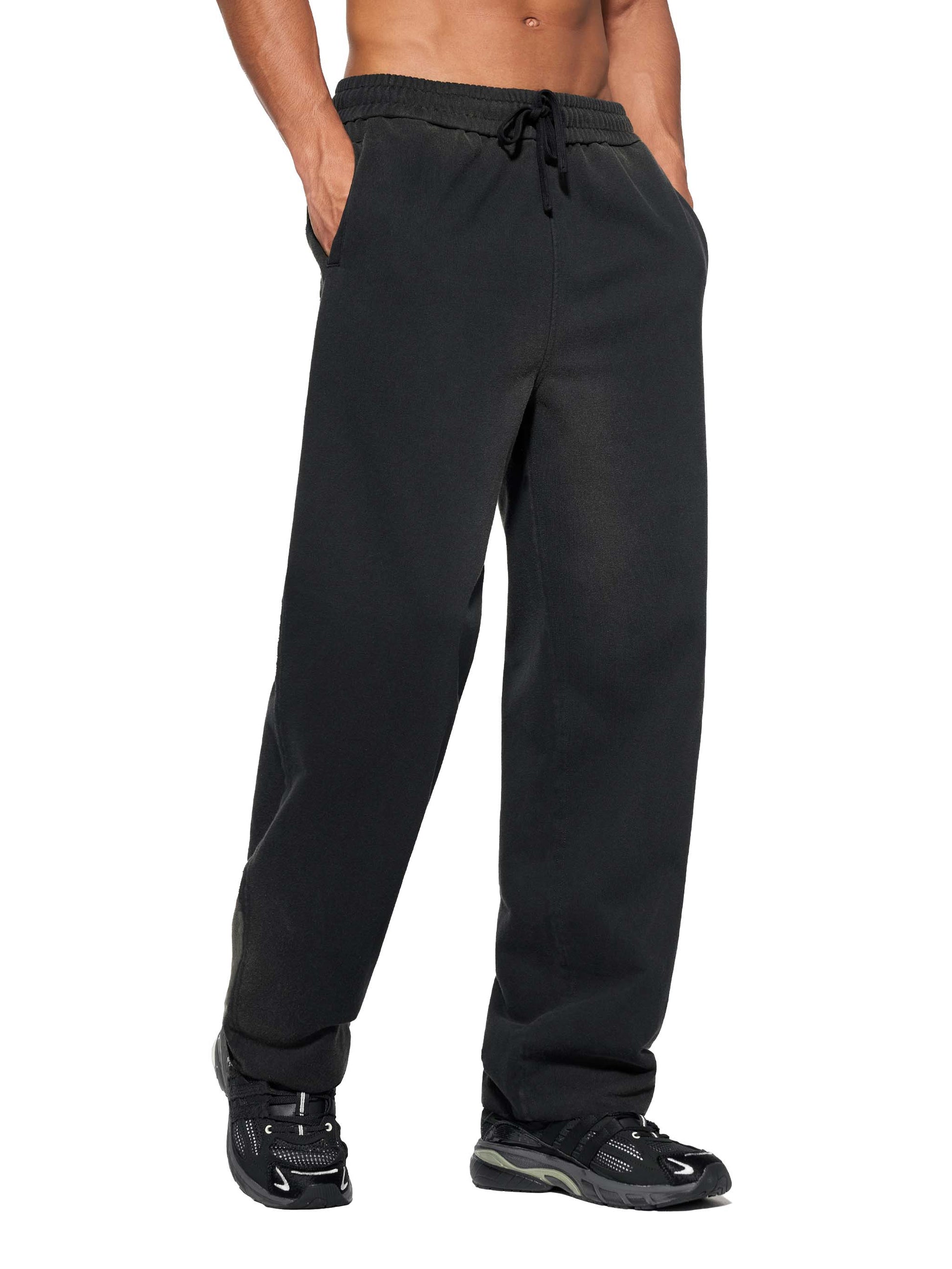 Sun Fade Raw Edge Straight-Leg Sweatpants - lifestyle shot
