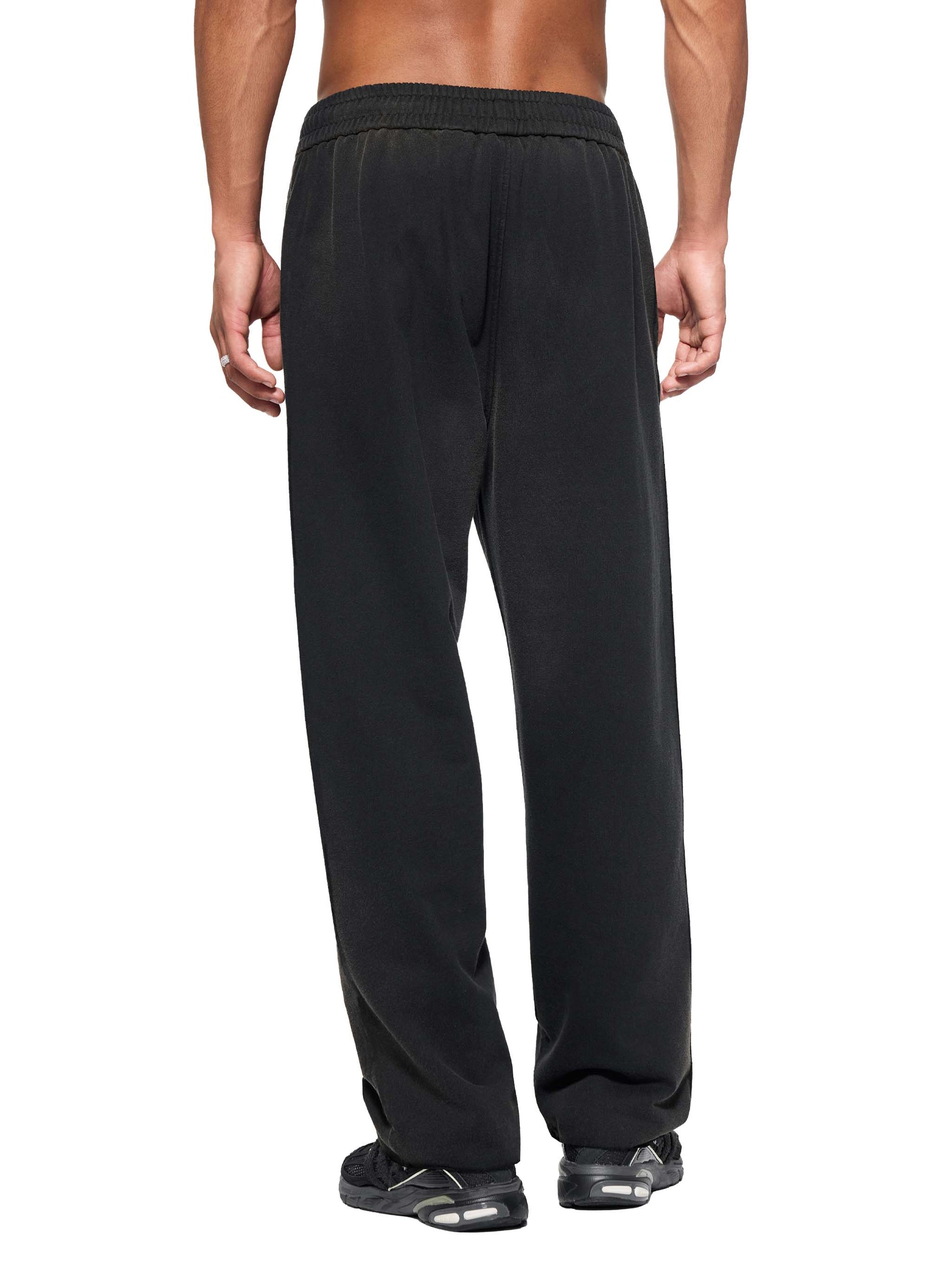 Sun Fade Raw Edge Straight-Leg Sweatpants - flat lay