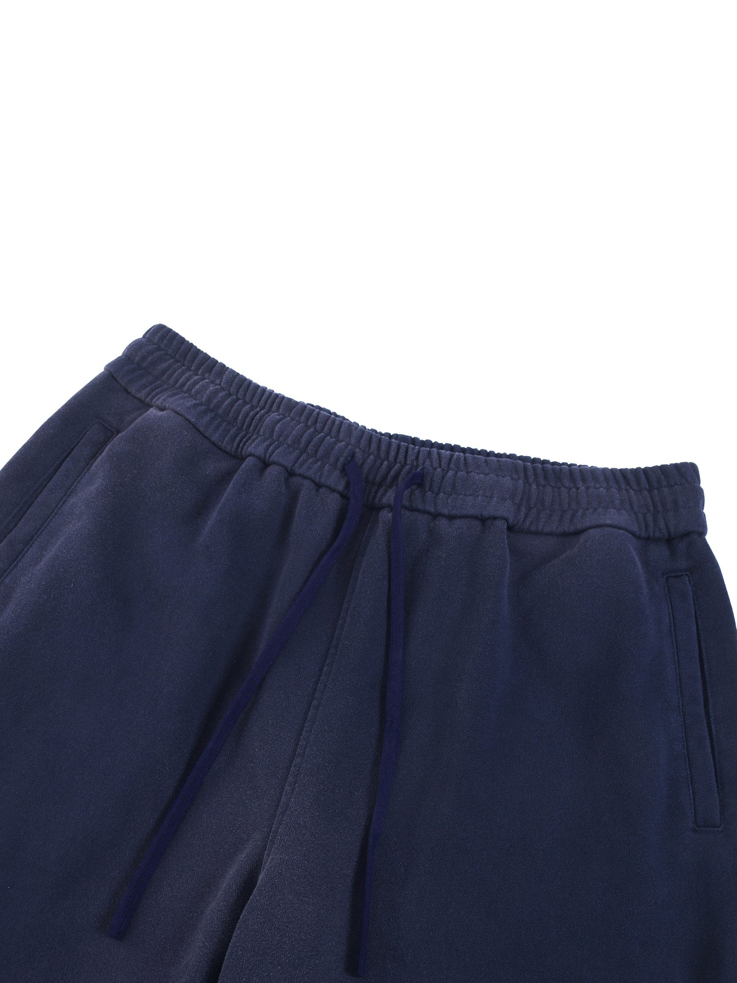 Sun Fade Raw Edge Straight-Leg Sweatpants - detail view