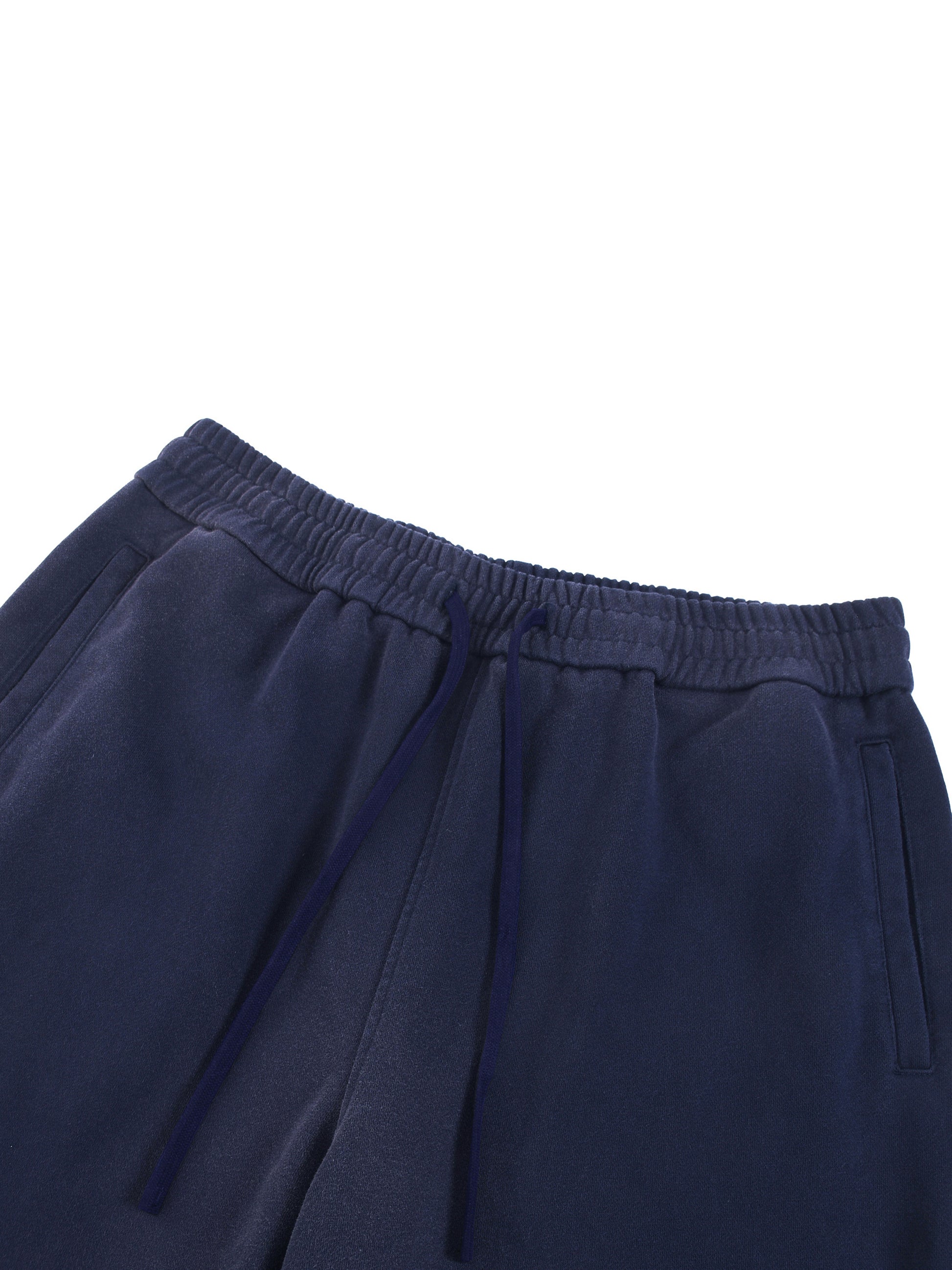 Sun Fade Raw Edge Straight-Leg Sweatpants - detail view