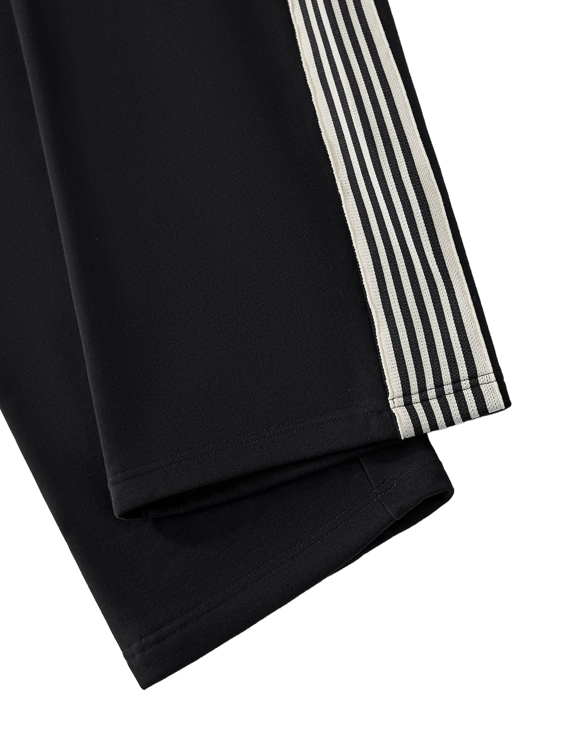 Side Stripe Straight-Leg Pants - model wearing - front