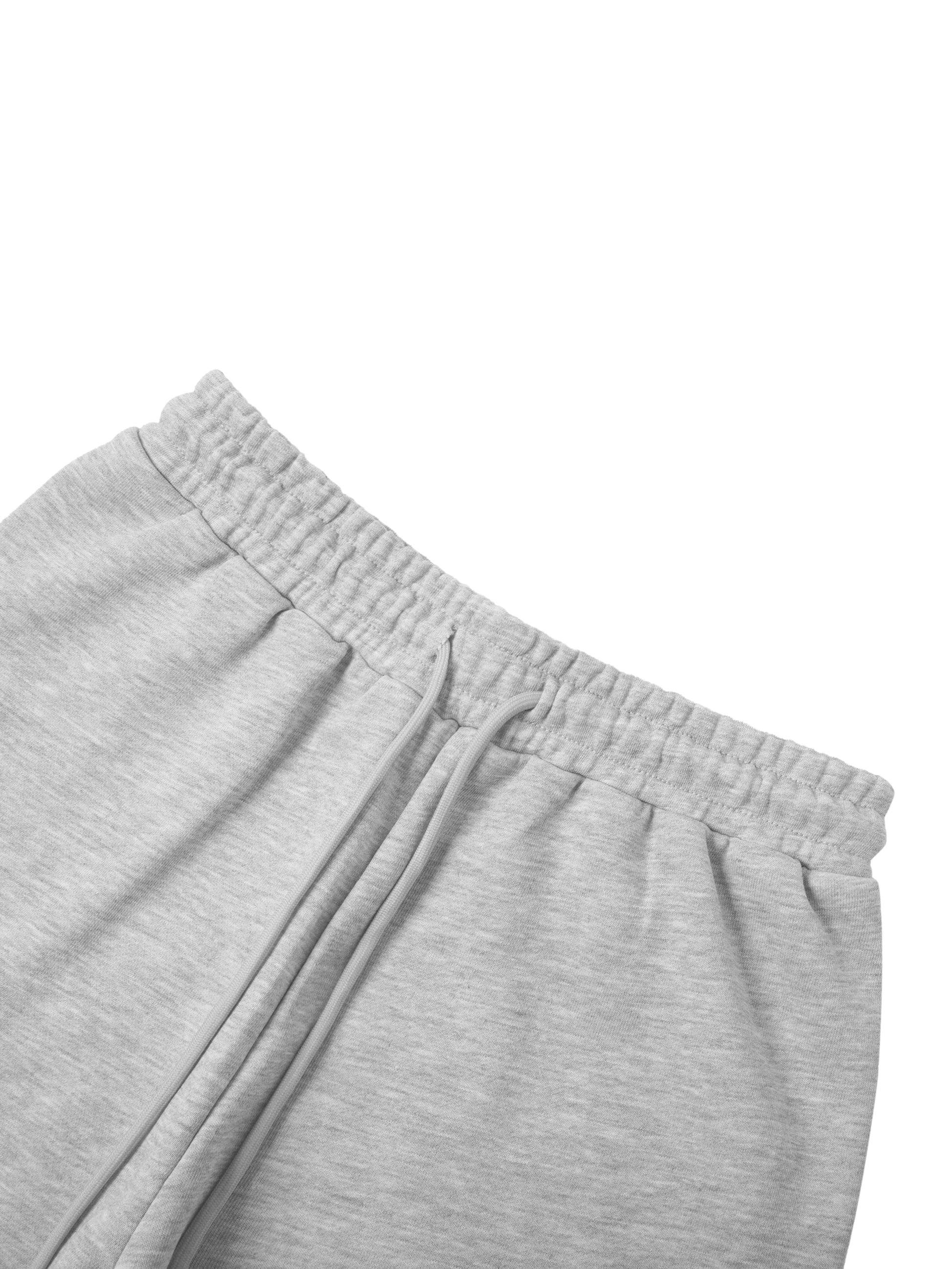 Essential Straight-Leg Sweatpants - model wearing - front