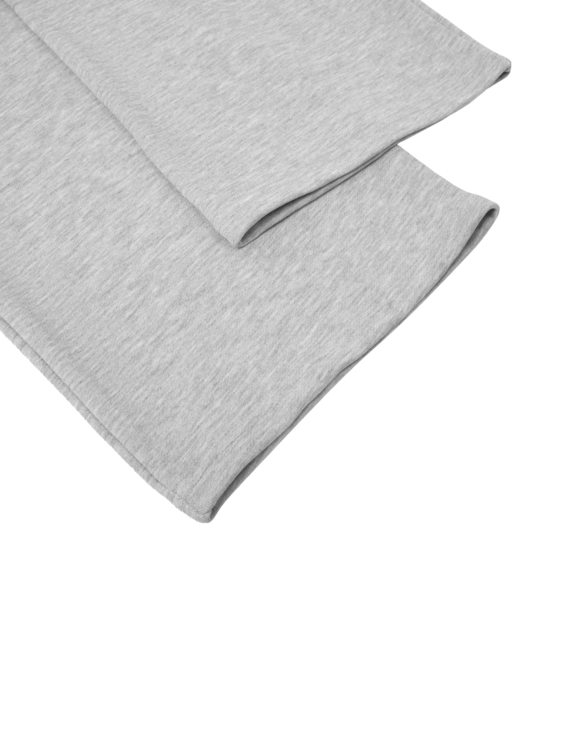 Essential Straight-Leg Sweatpants - model wearing - side