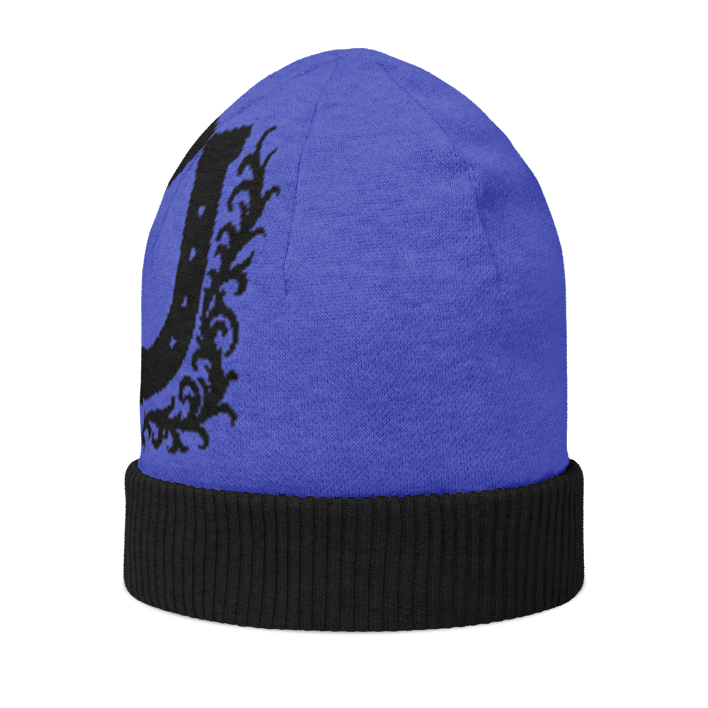 Royal Horseshoe Knit Beanie – Frontier Crest Edition - Luis’s Locker