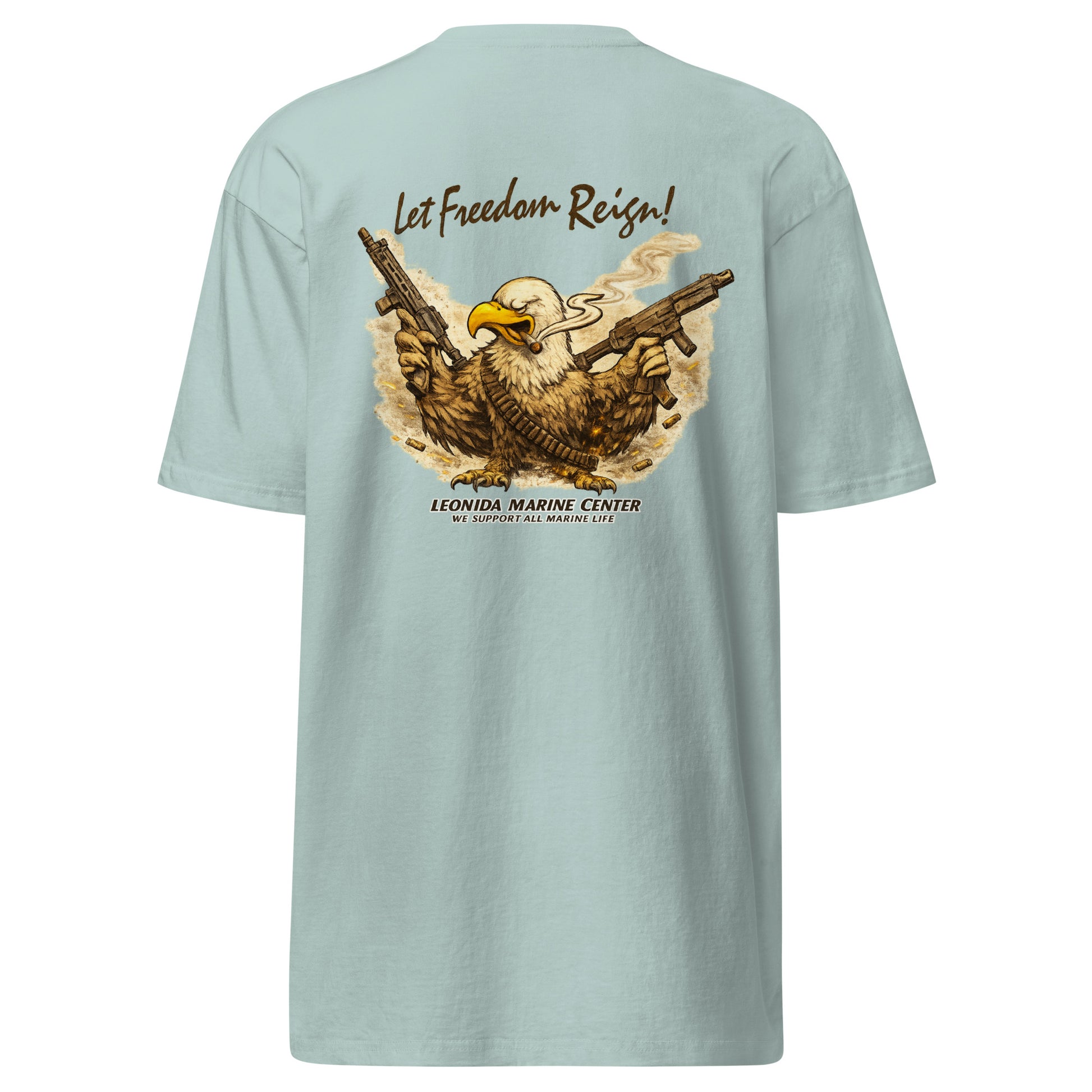 Jason’s Leonida Marine Center Men’s premium heavyweight tee GTA VI Merch – Back View