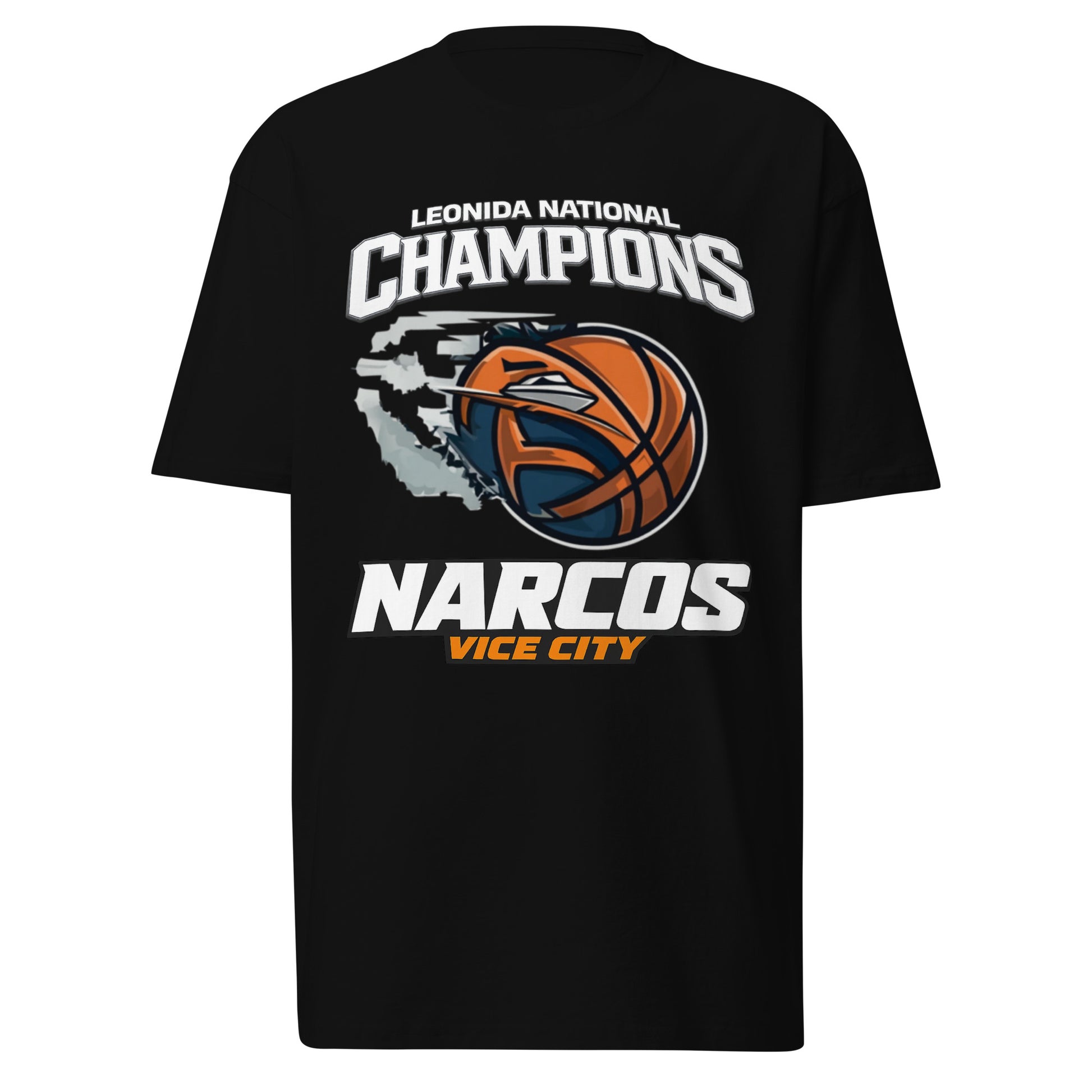 Vice City Narcos Leonida National Champions Graphic T Shirt GTA 6 Merch – Front View