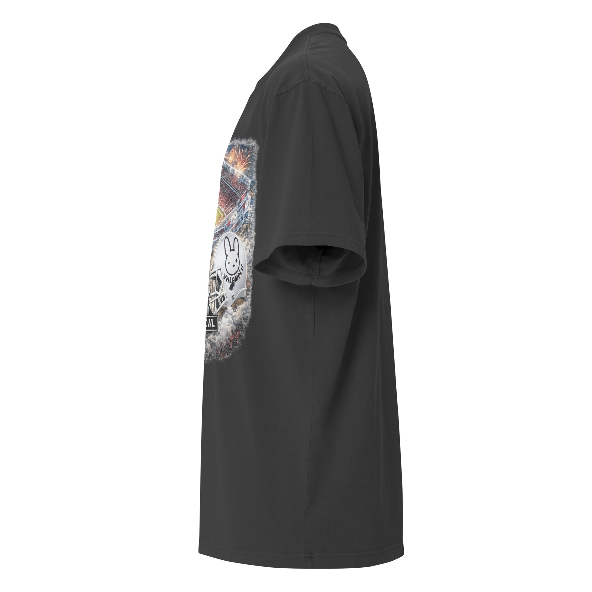 Benito Bowl LX Helmets Graphic Oversized faded t-shirt – Detail Close-Up